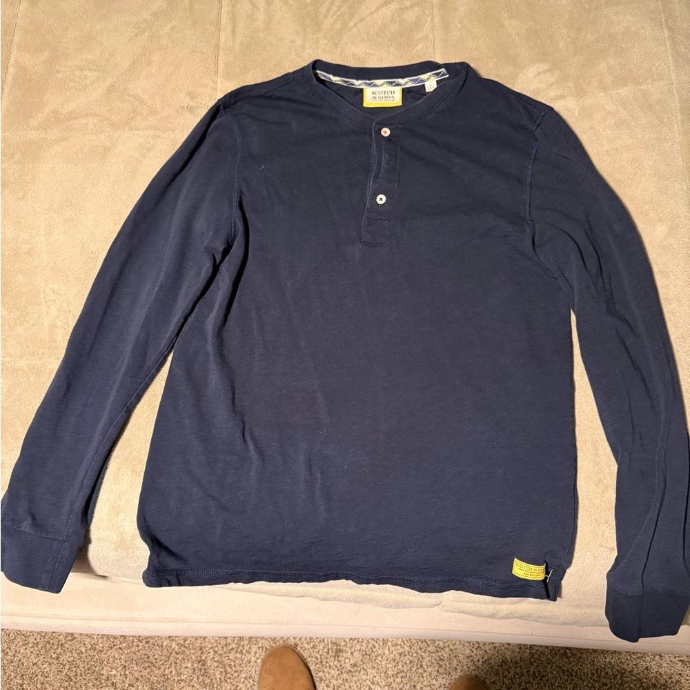 Scotch and Soda men’s long sleeve polo